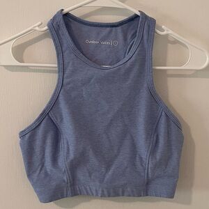 Outdoor Voices Sports Bra High Neck Racerback Periwinkle Small NWOT